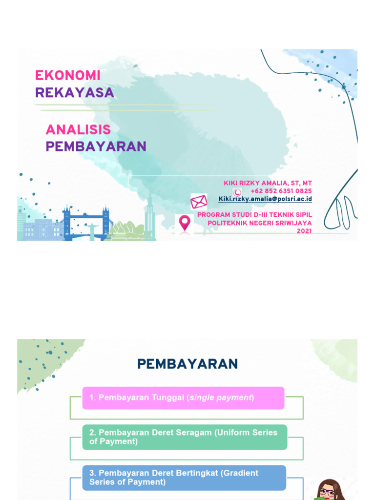Analisis Pembayaran (Single Payment) | PDF