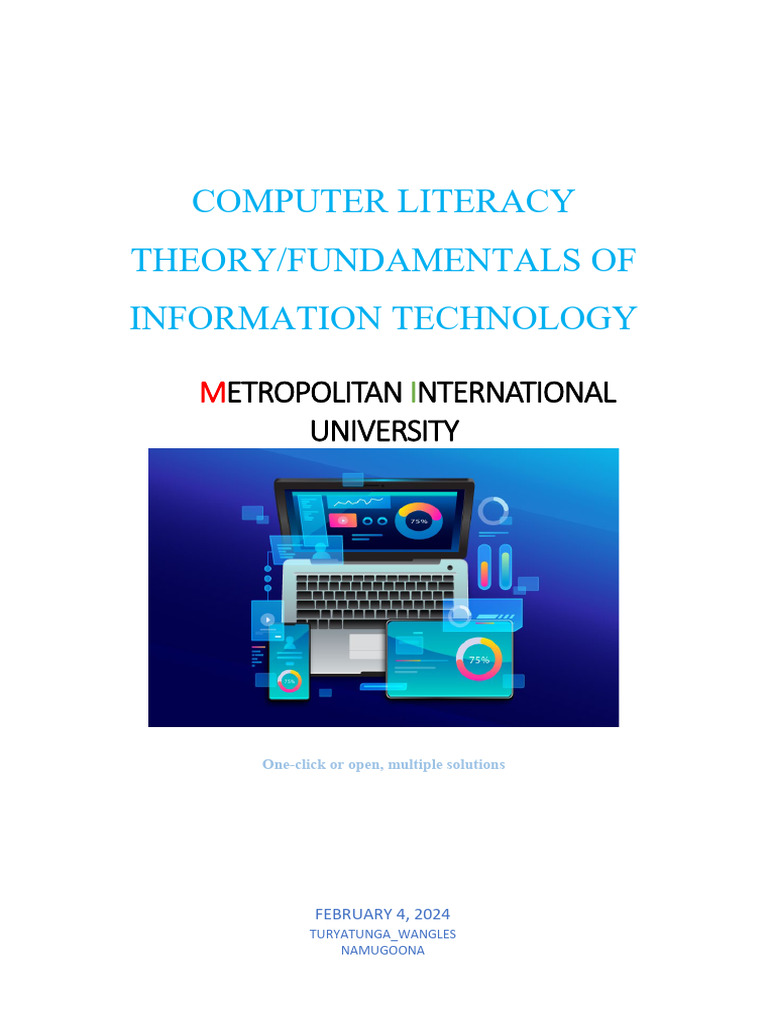 Computer Literacy - Theory | PDF | Booting | Bios