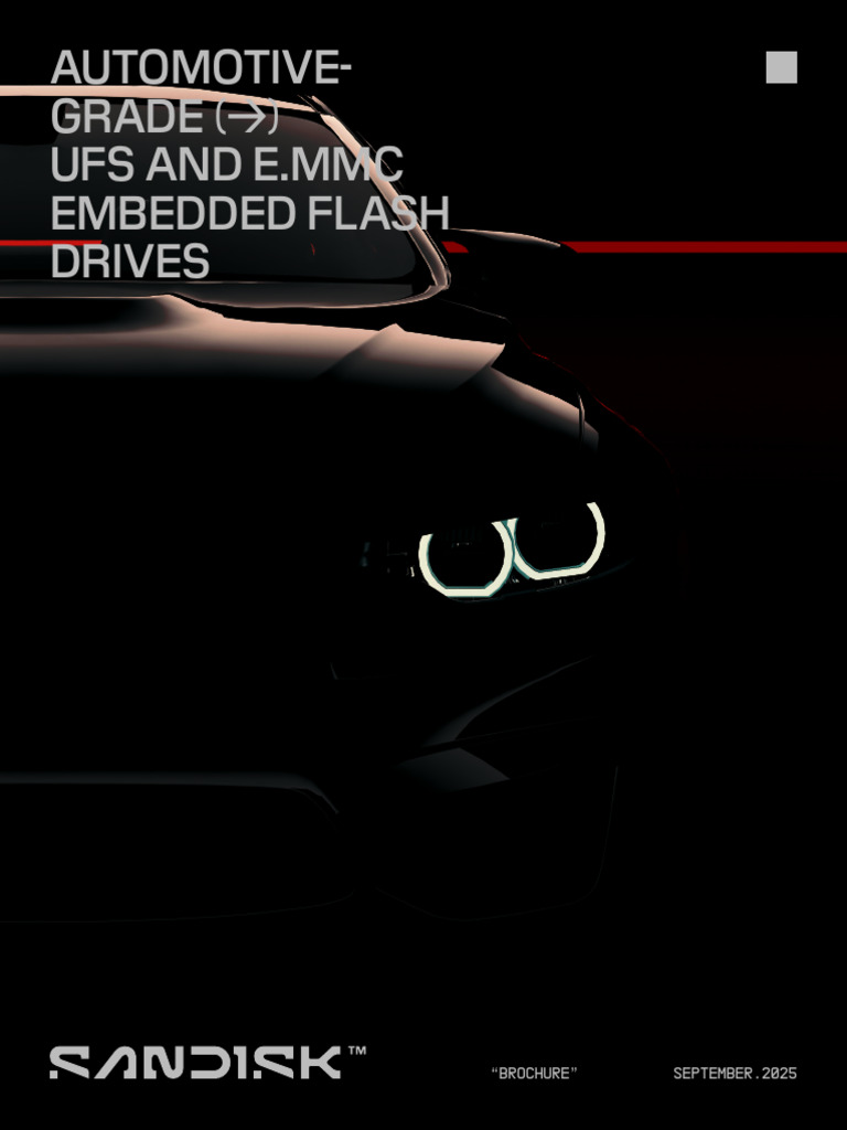 Brochure Sandisk Automotive Ufs Emmc | PDF | Flash Memory | Solid State ...