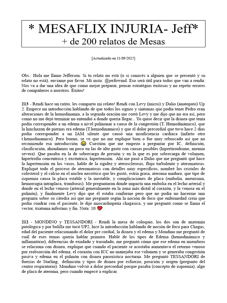 MESAFLIX injuria | PDF | Diarrea | Inflamación