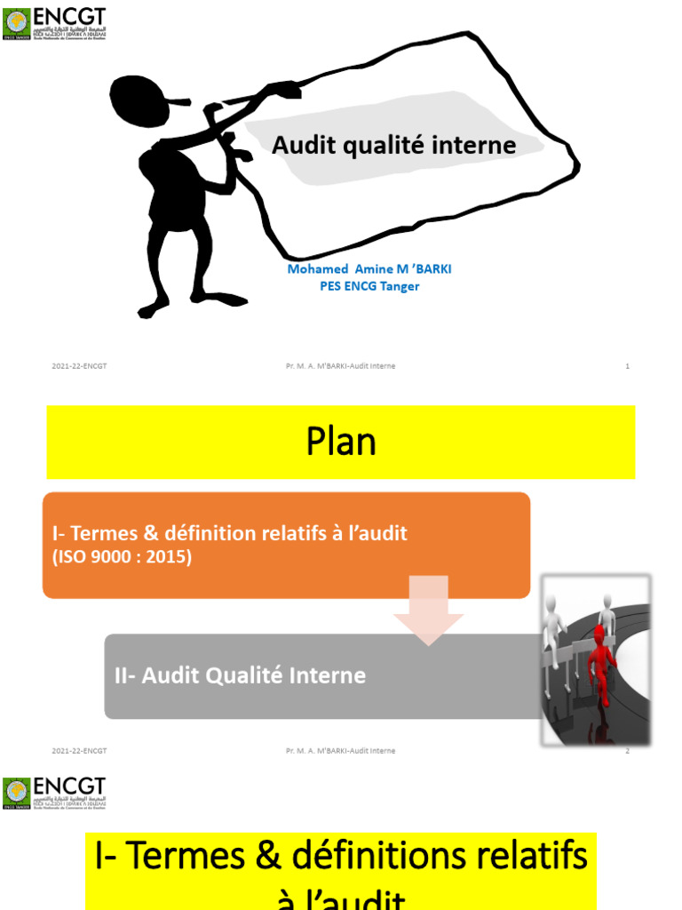 Chap.2 - Audit Qualité Interne v211122 | PDF | Audit | Système de ...