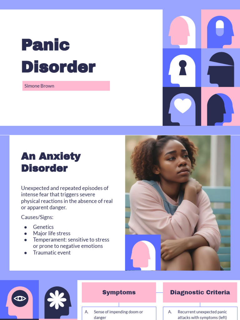 Panic Disorder Presentation | PDF