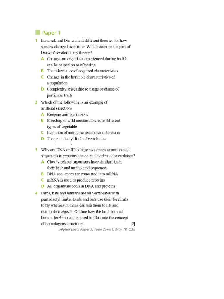 Evolution and Speciation | PDF