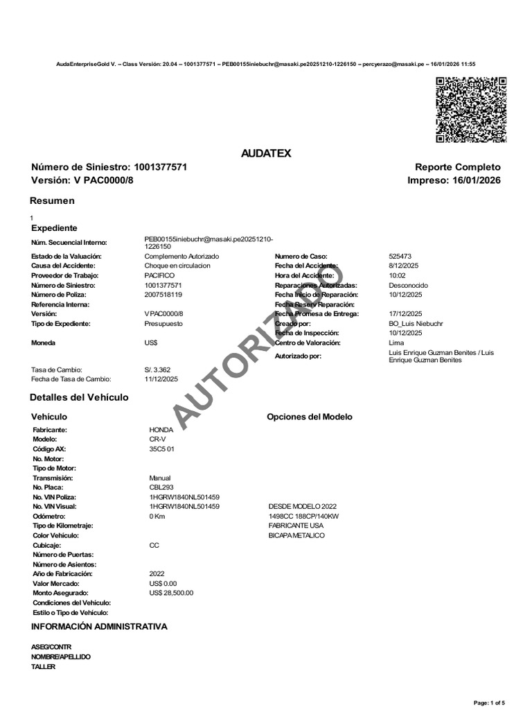 CBL-293 SN 1001377571 Pacifico | PDF