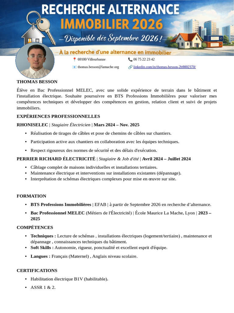 CV Thomas | PDF