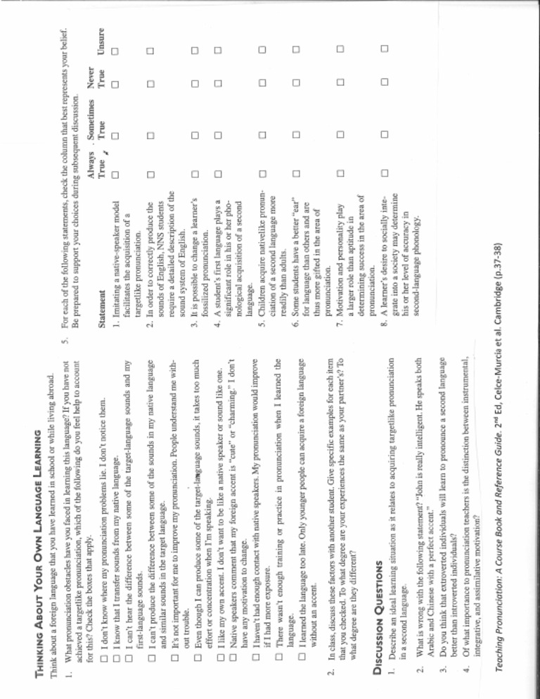 Language Learning Survey From TP | PDF