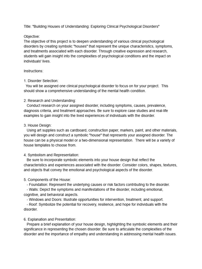 Title - Building Houses of Understanding - Exploring Clinical ...