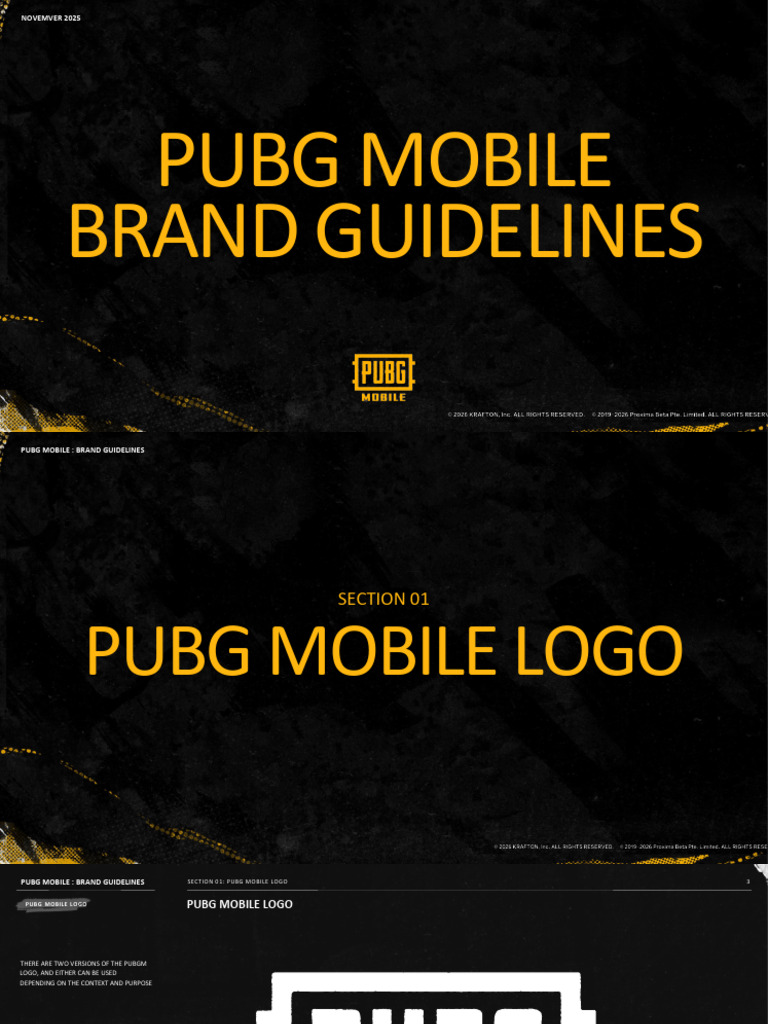 PUBG MOBILE Brand Logo Guidelines | PDF | Logos | Trademark