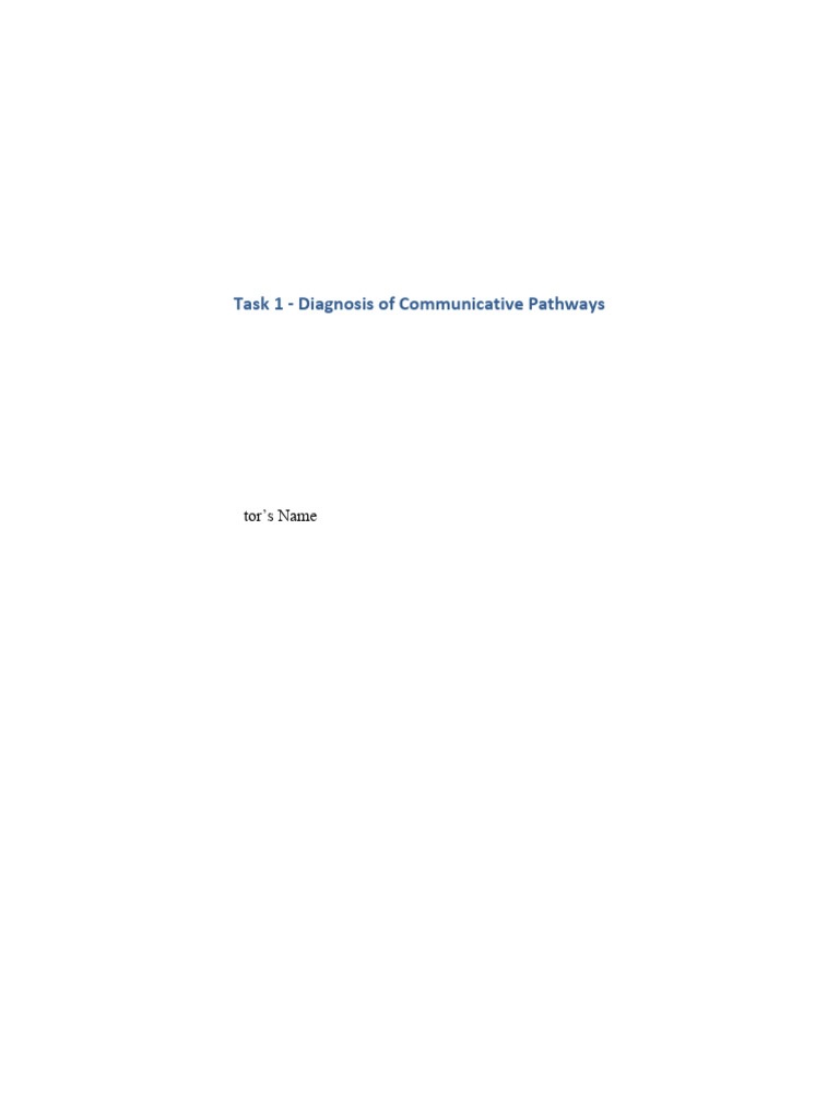 Task 1 Yolmar Rodriguez | PDF | Communication | Behavior Modification