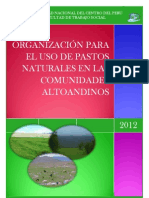 Trabajo Social - Organizacion Para El Uso de Pastos Naturales en Zonas Altoandinos - Capcha Huaynates July Veranisse Ix Semestre - Uncp