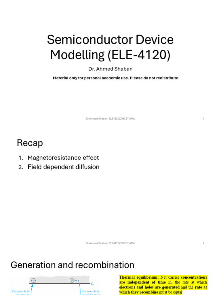 12 02 26 ELE-4120Ann | PDF | Solid State Engineering | Physics