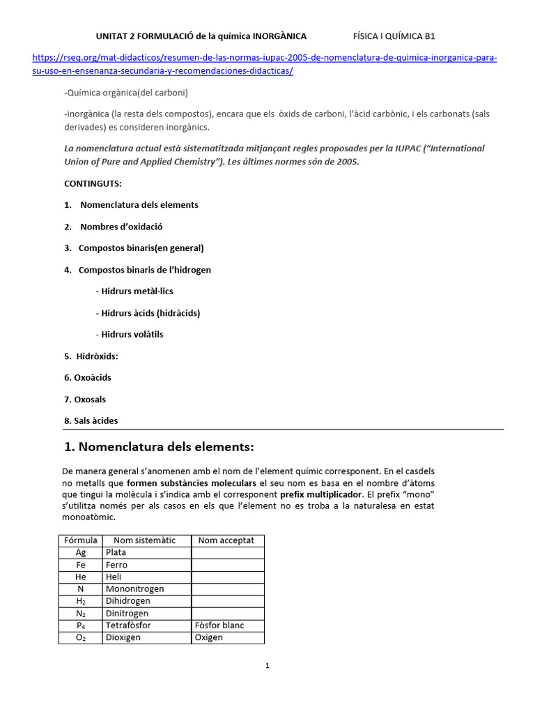Apunts 2425 FORMULACIÓ | PDF
