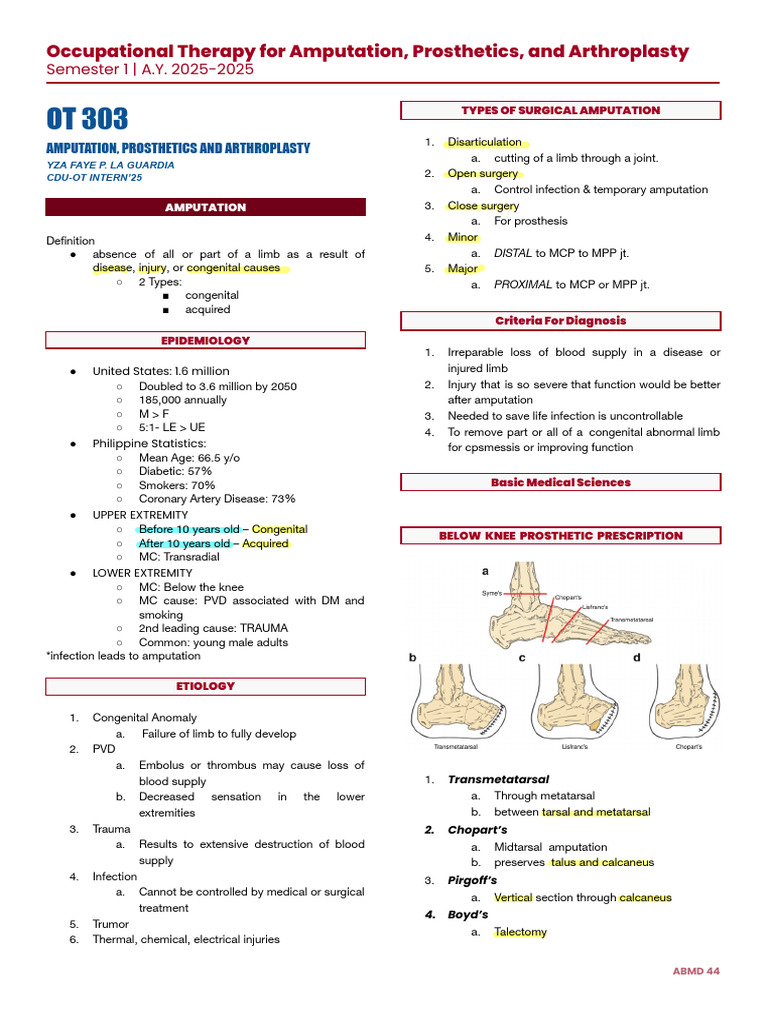 AMPU | PDF | Prosthesis | Amputation