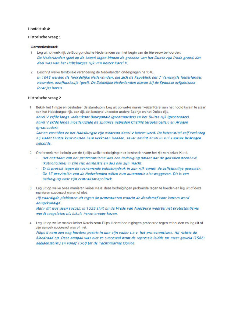 Hoofdstuk 4 en 5 Verbetering. | PDF
