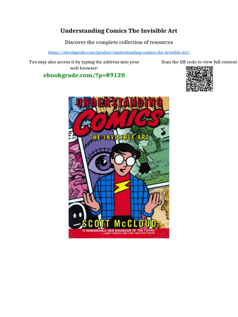 Understanding Comics The Invisible Art Available All Format | PDF