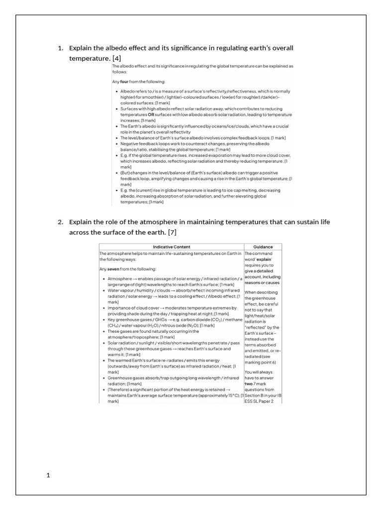 Mock ESS P1 | PDF