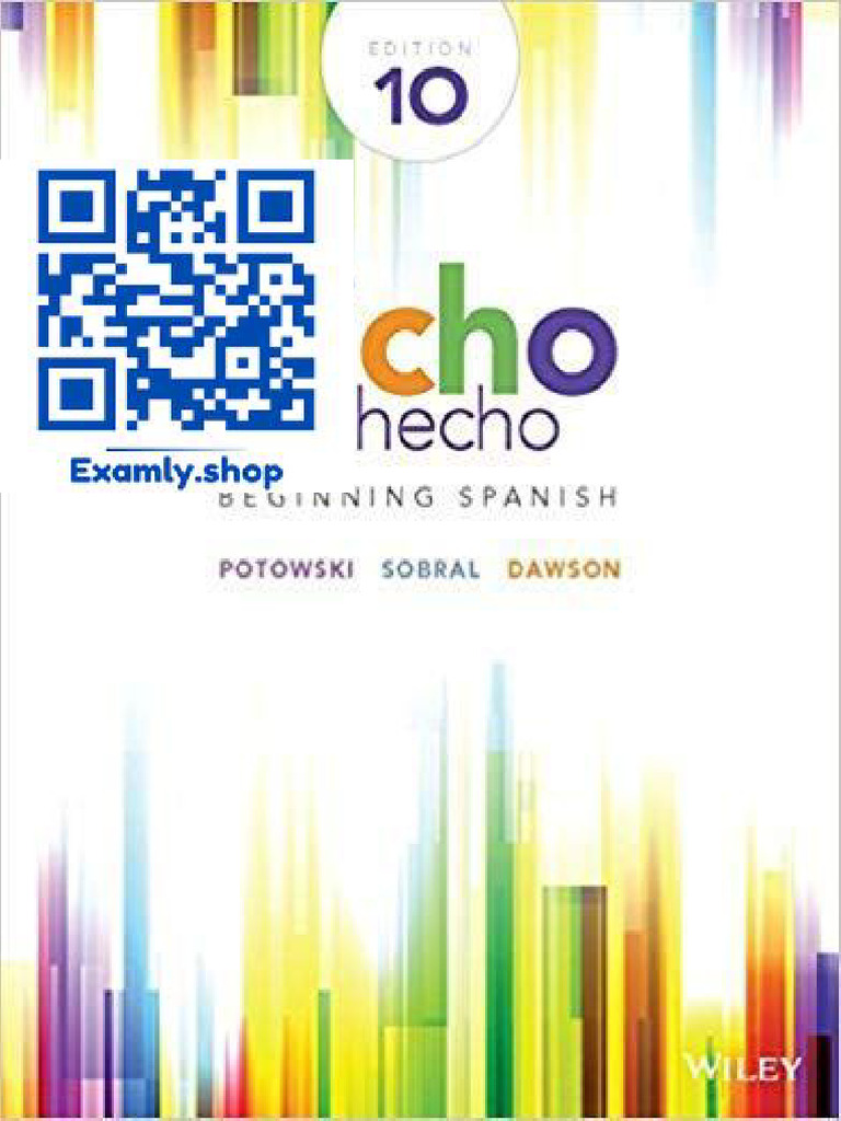 Textbook Dicho Y Hecho Beginning Spanish 10th Edition Testbank | PDF ...