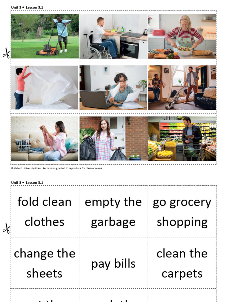 WA 02 U03 3.1 Chores | PDF