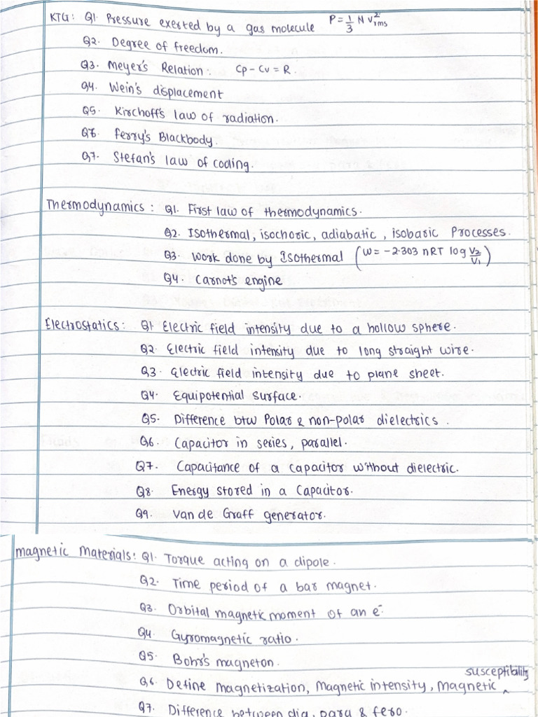 Imp Topics 2 | PDF