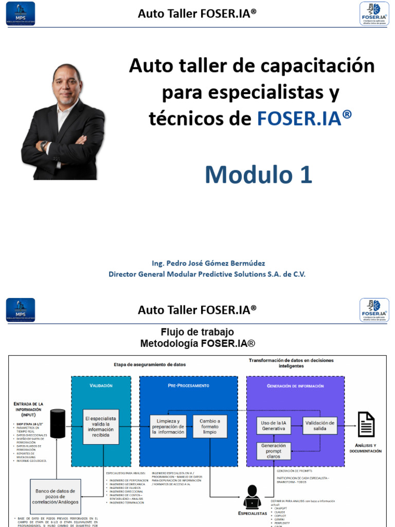 Taller Foser.ia Modulo i | PDF | Inteligencia artificial | Inteligencia ...
