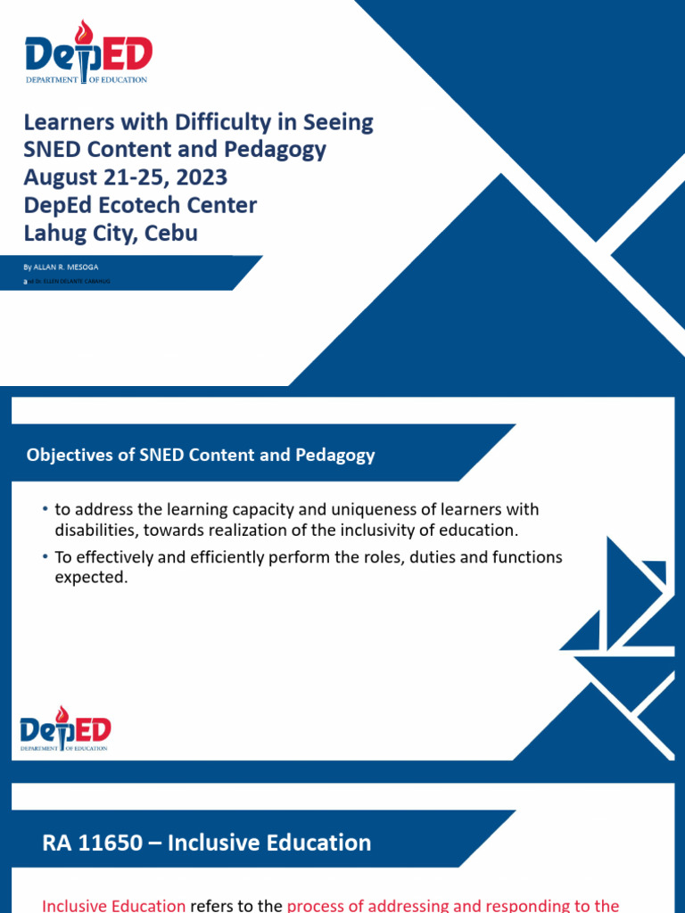Learners With Difficulty in Seeing Grade 6 and SHS | PDF | Typefaces ...