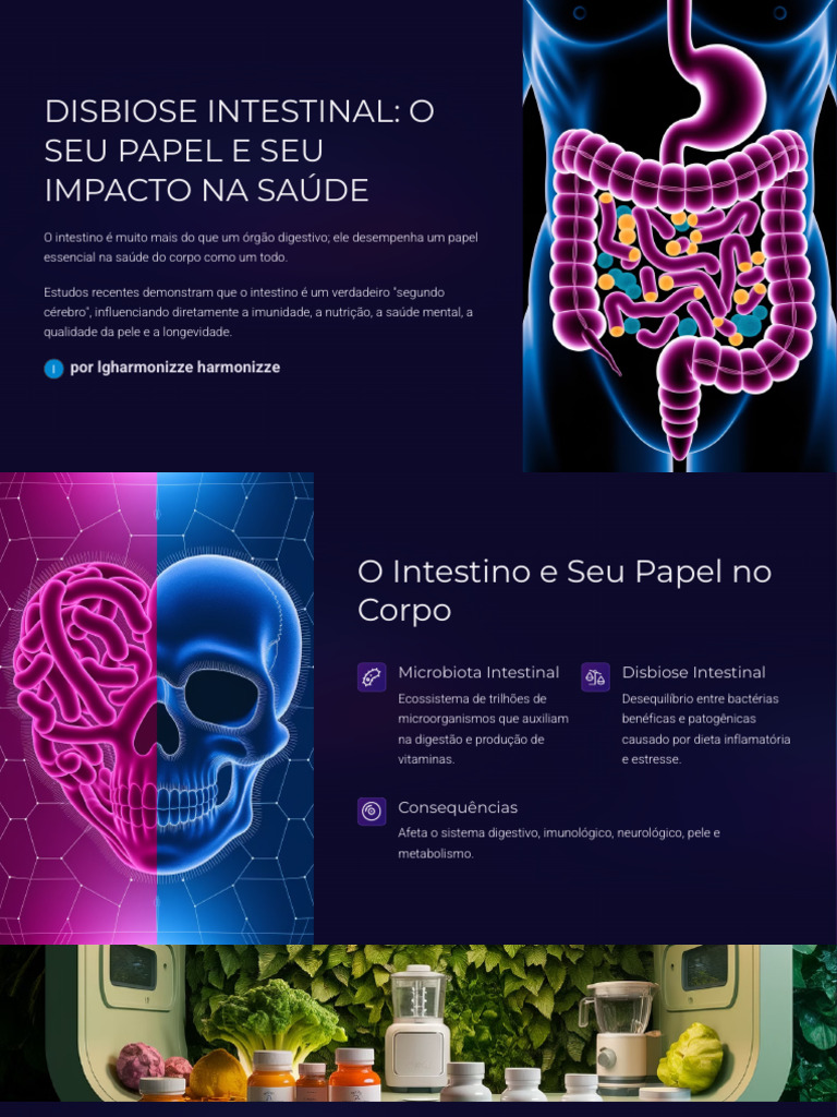 Disbiose Intestinal o Seu Papel e Seu Impacto Na Saude | PDF