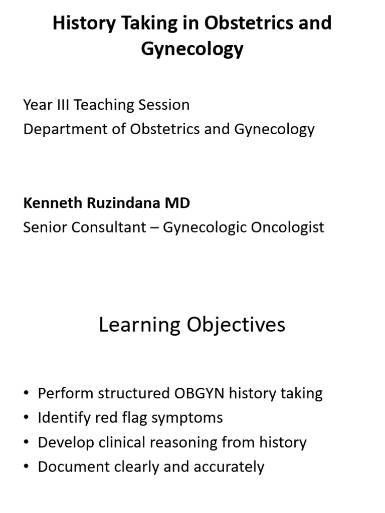 Day 2. History Taking in Obstetrics | PDF | Pregnancy | Uterus