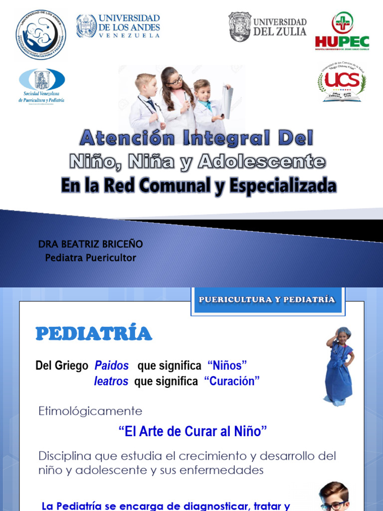 Atencion Integral Al Niña Niño Adolescente | PDF | Pediatría | Adolescencia
