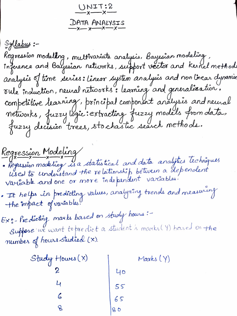 DA Unit 2 Notes | PDF