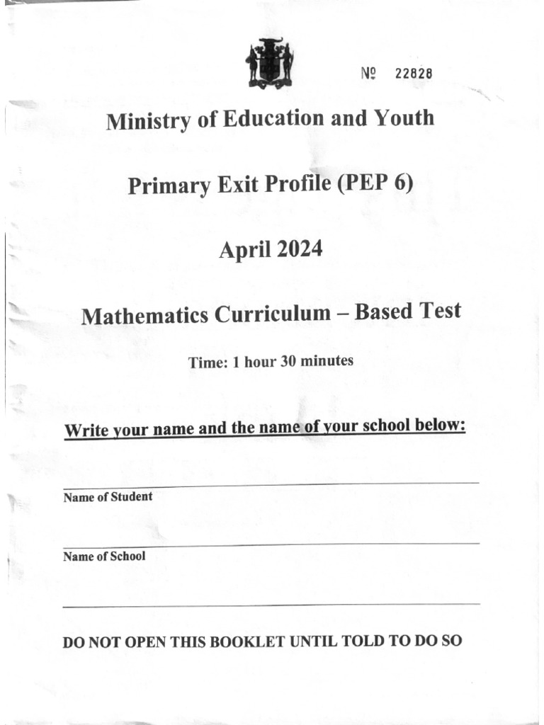 Pep Maths 2024 | PDF