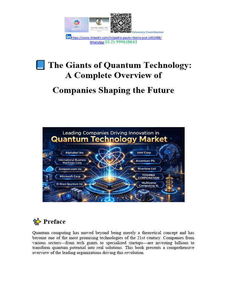 ? The Giants of Quantum Technology | PDF | Quantum Computing | Computing