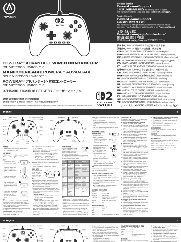 Advantage Wired Controller | PDF | Usb | Computing
