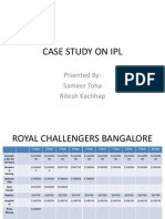 Case Study On Ipl