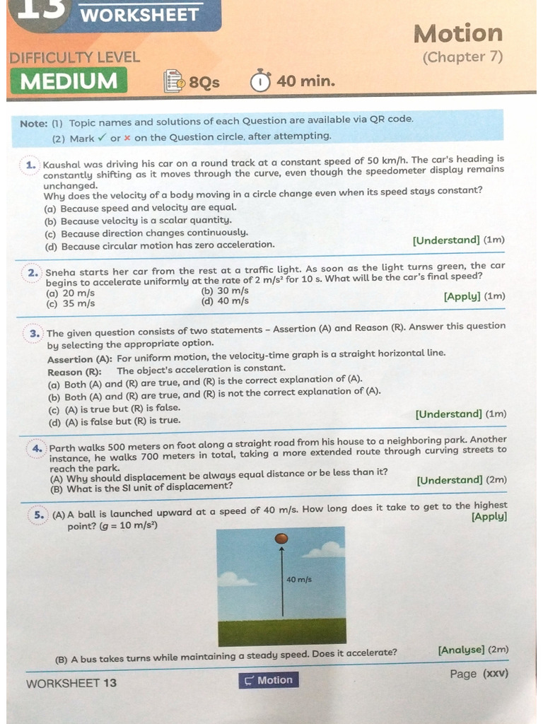 All Worksheet Physics IX | PDF