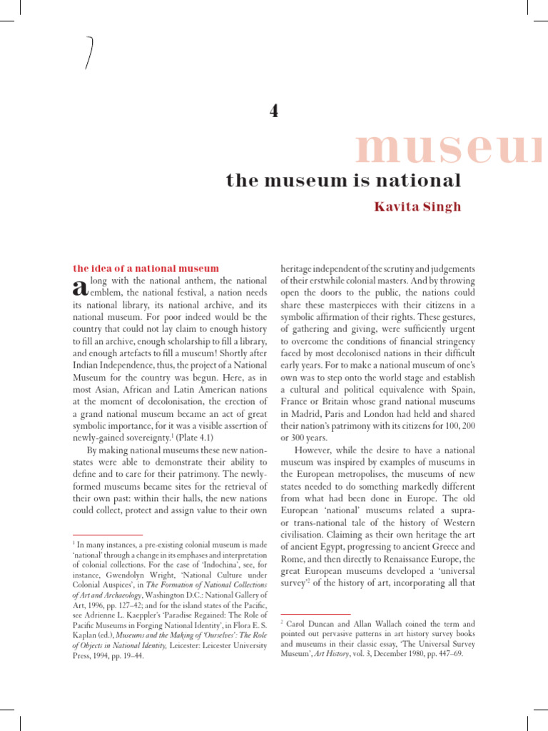 The Museum Is National | PDF | Sculpture