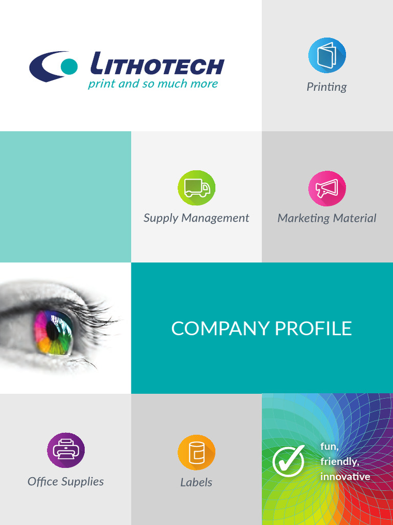 Lithotech Company Profile 2024 | PDF | Printer (Computing) | Warehouse