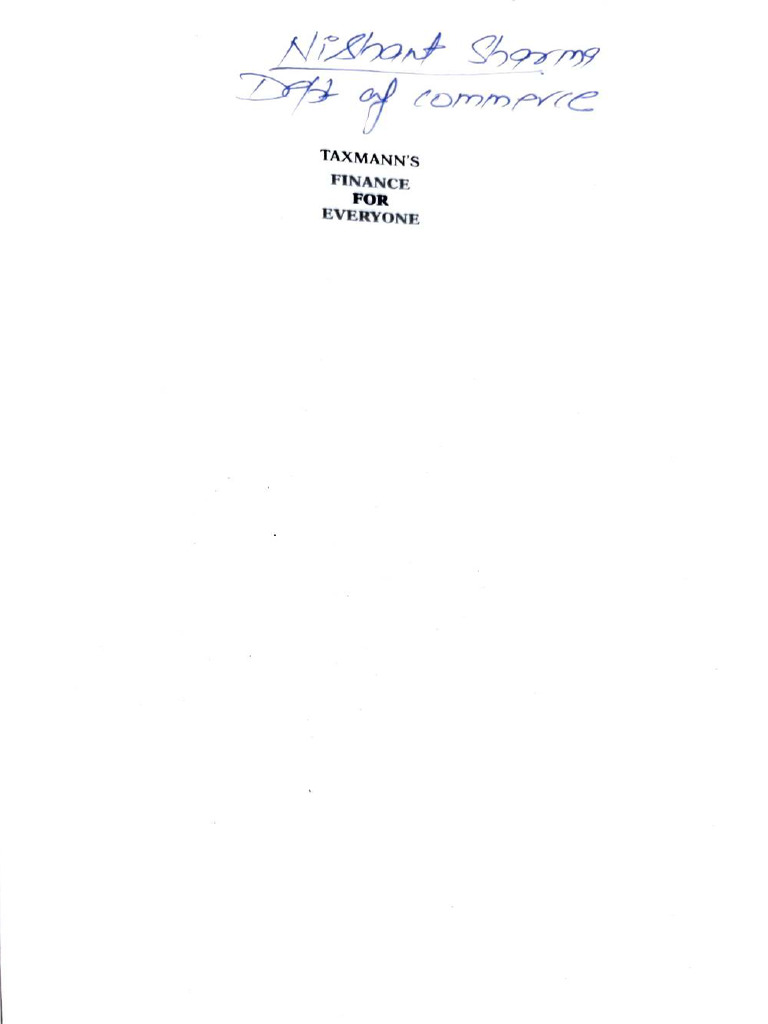 SEC - Finance For Everyone 1 | PDF