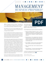 Risk Management: Is Your Business Prepared?