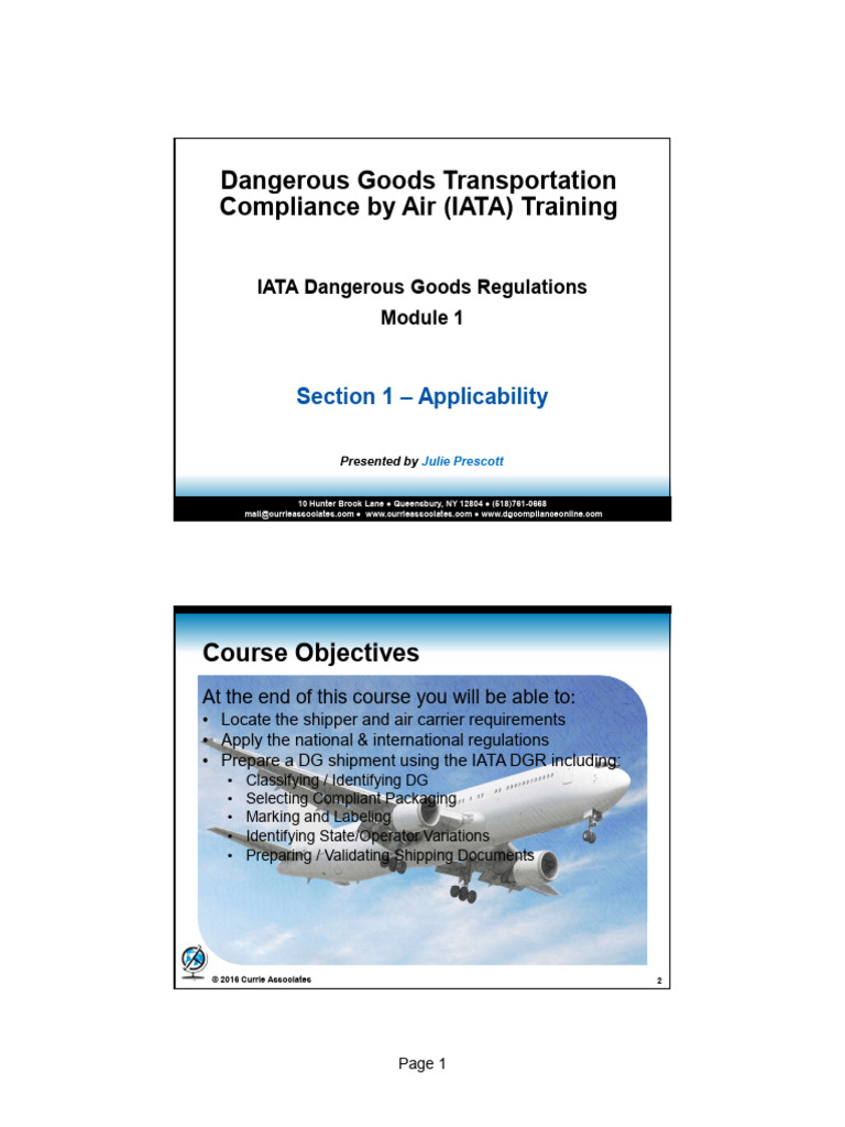 IATA Presentation Handouts 2 - DG | PDF | Dangerous Goods | Radionuclide