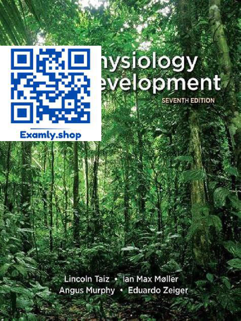 Textbook Plant Physiology and Development Seventh Edition Lincoln