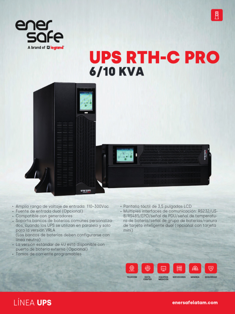 UPS 10kVA | PDF | Ingeniería Informática | Ingenieria Eléctrica