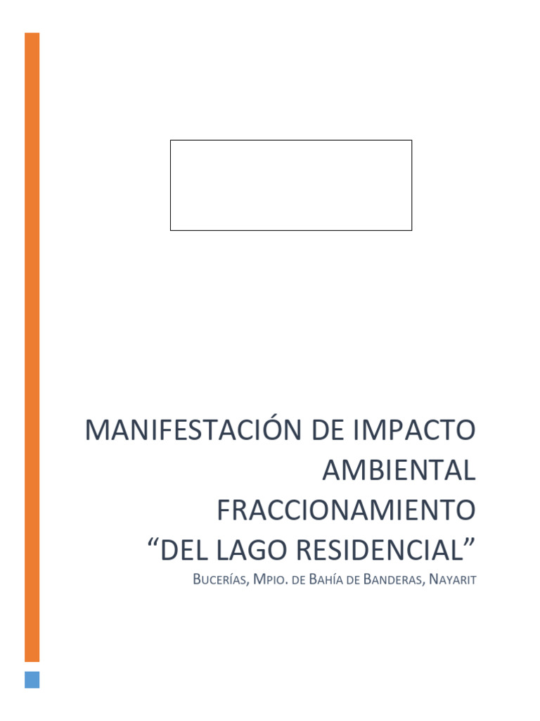 Mia - Del Lago | PDF | Entorno natural | Evaluación de impacto ambiental