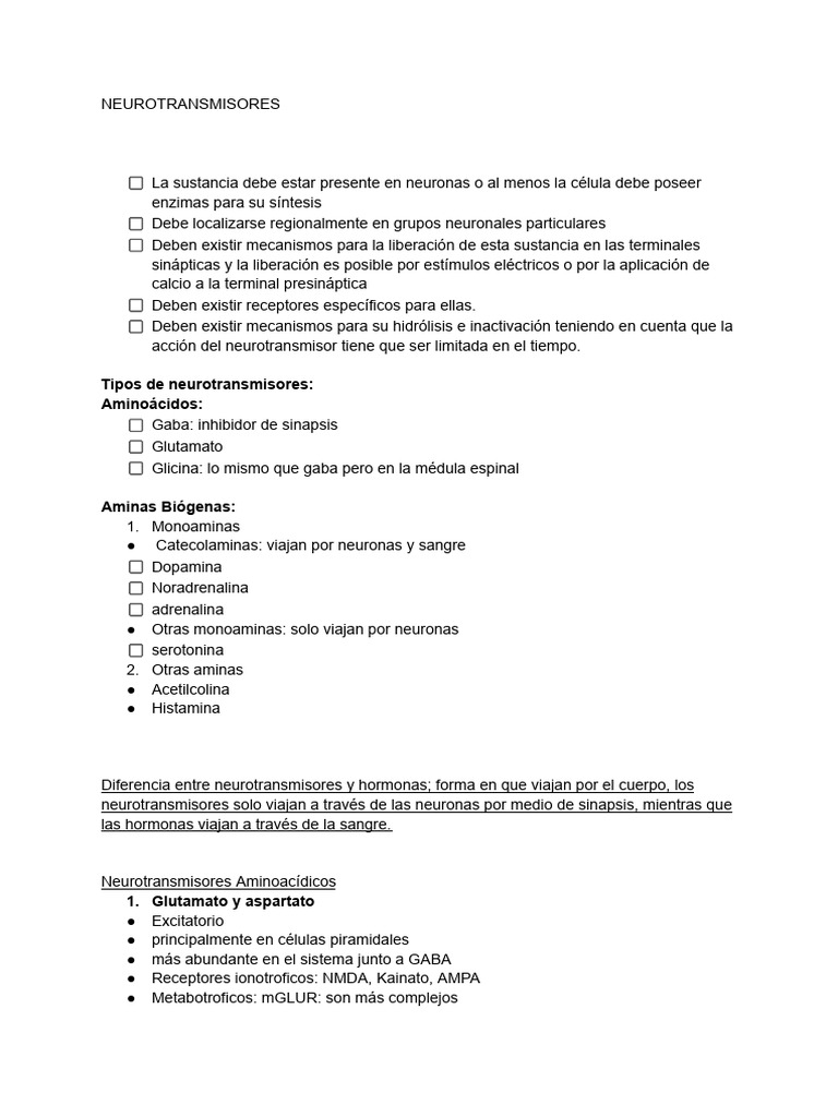 Neuro Transm I Sores | PDF | Norepinefrina | Sinapsis