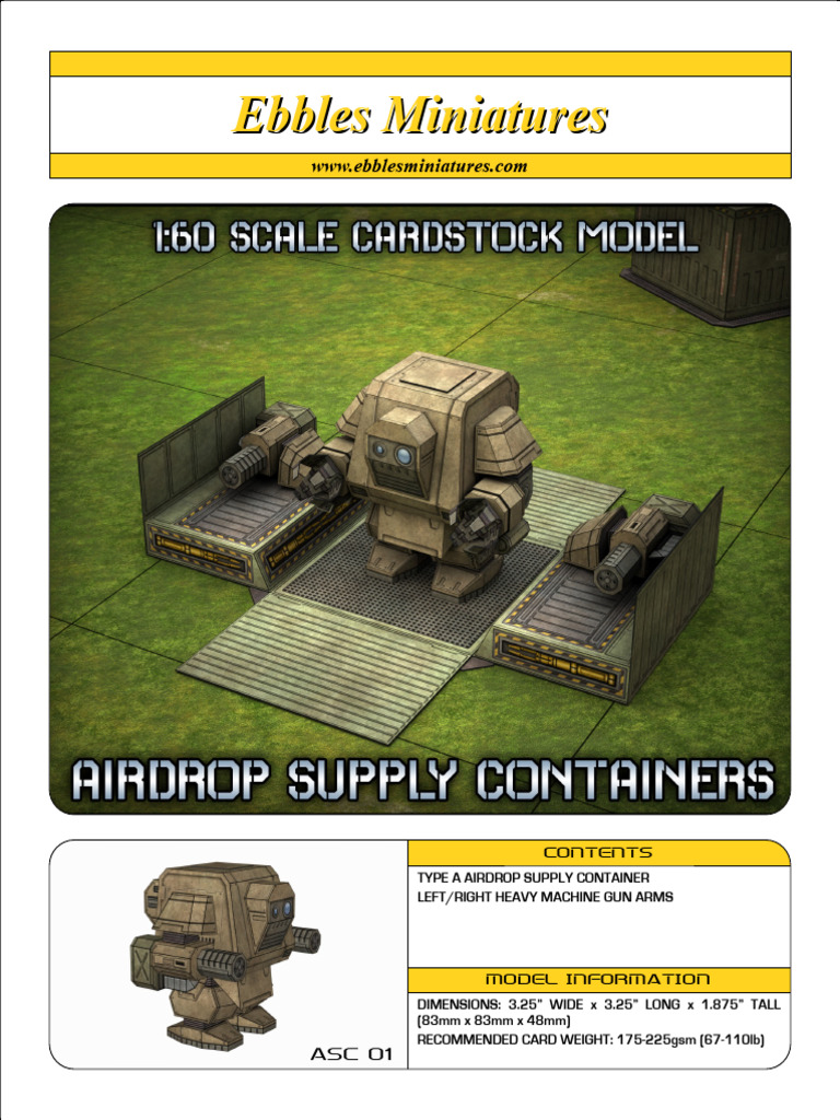Asc Machineguns Kit Instructions | PDF | Equipment