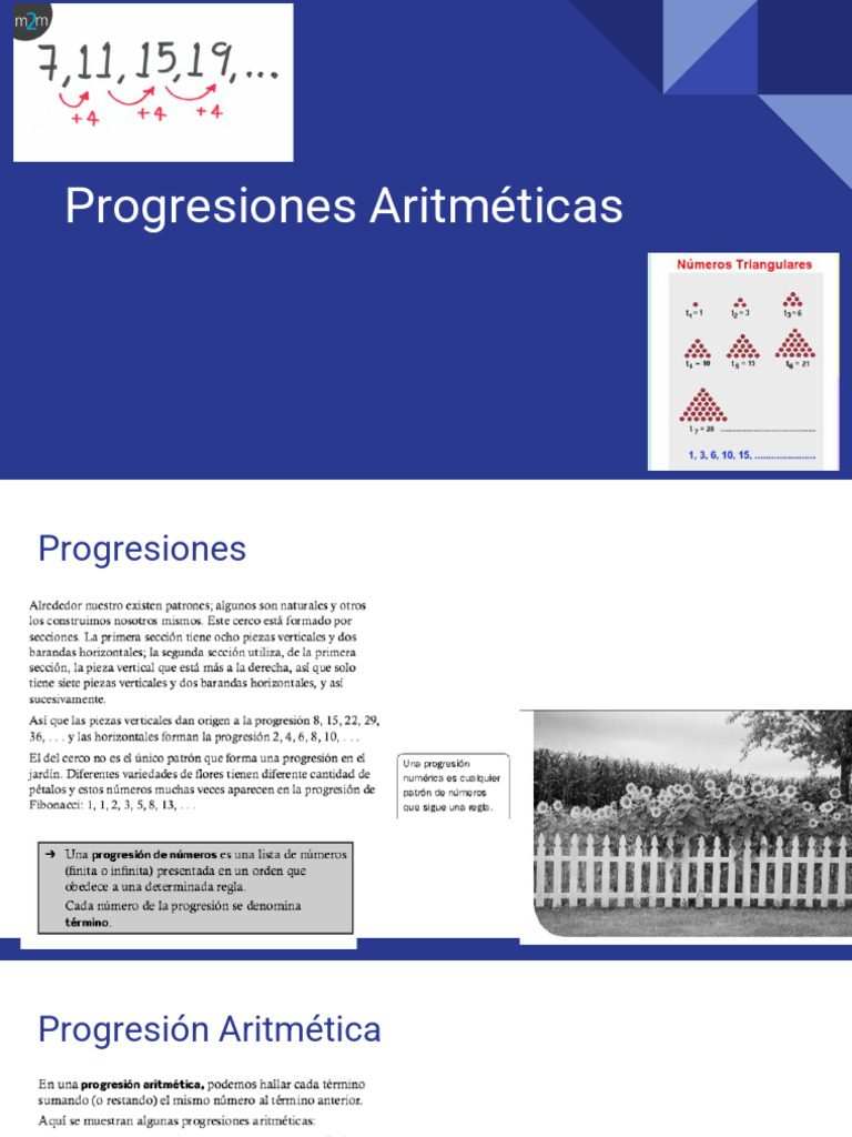 Progresiones Aritmeticas | PDF