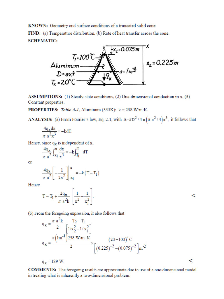 Ch03-Practice Problem-Solutions-2025 | PDF | Thermal Conduction ...