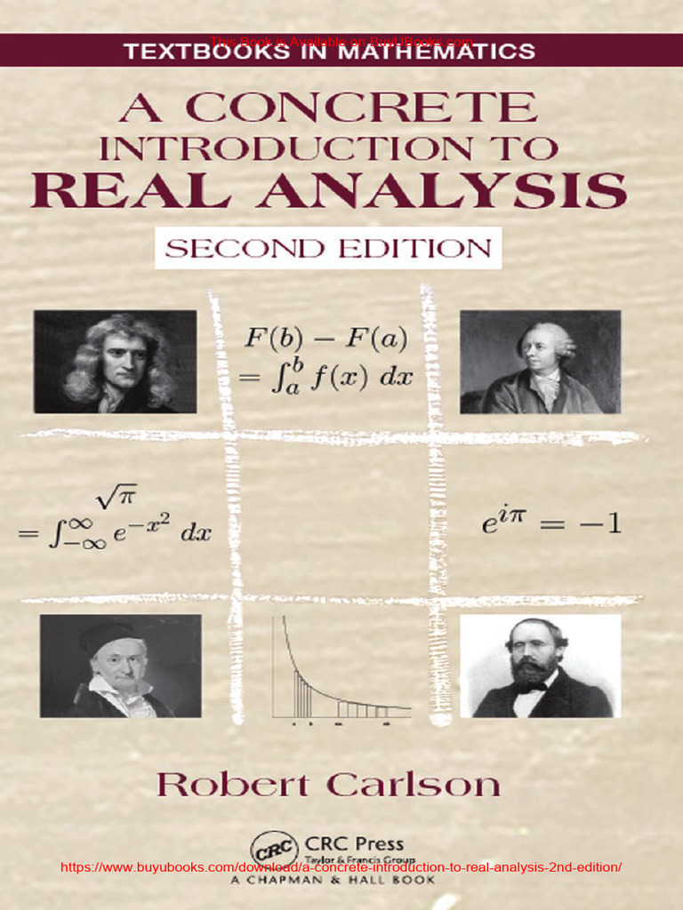 A Concrete Introduction To Real Analysis (2nd Edition) PDF | PDF ...