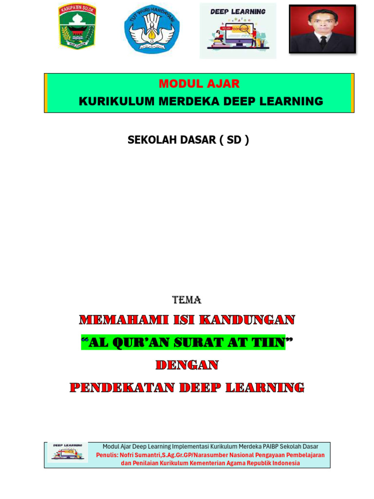 Modul Ajar Deep Learning Kelas 4 Pai Bab 6 Memahami Isi Kandungan Surat ...
