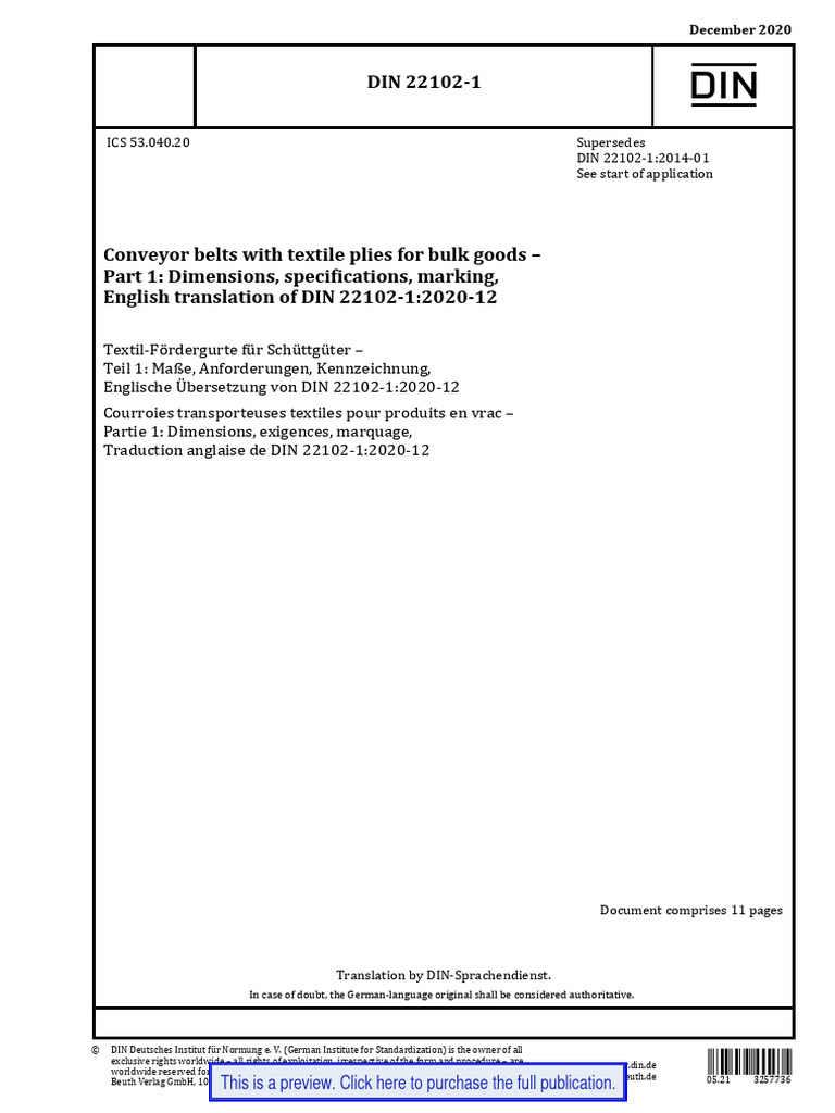 DIN 22102 1 2020 en | PDF | International Organization For Standardization