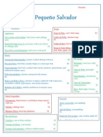 Menu Survey For Food and Beverages Operations